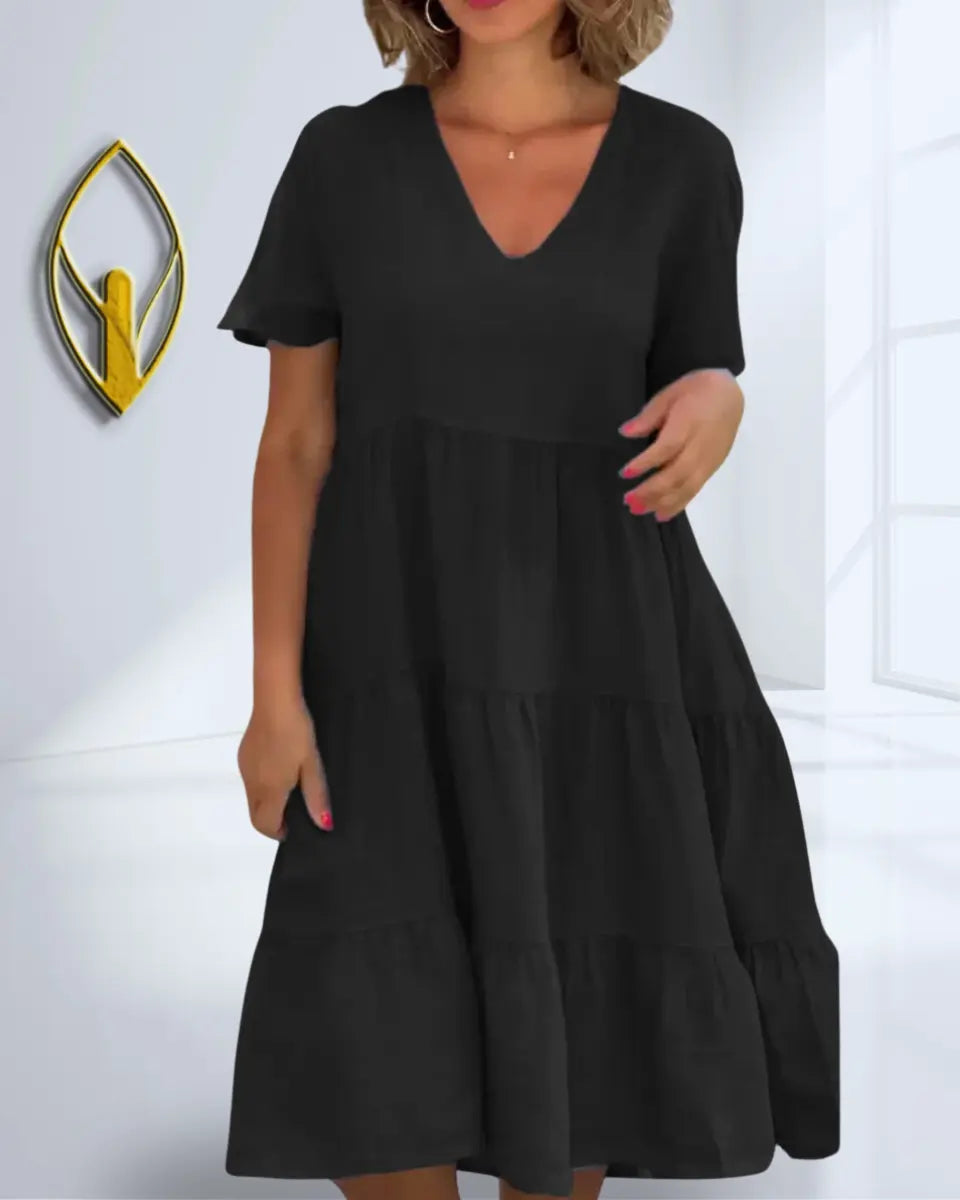 Vestido-de-Linho-Soltinho-Monocromático-Feminino